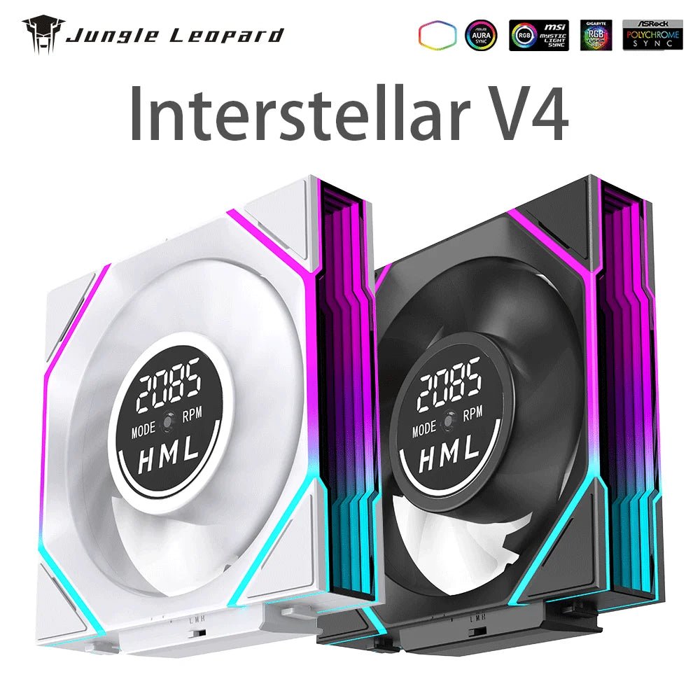 120mm ARGB Fan Daisy Chain 5V3pin ARGB Sync Water - Cooled Fan - Jungle Leopard Interstellar V4 1pc - FUN GUY WORLD FUN GUYS SHOP FUN GUY WORLD 14:691V4-120mm WR 1pc;200000544:4;200007763:201336100;272514294:151425550  V4 - 120mm WR 1pc Other A - RGB|China Mainland 120mm ARGB Fan Daisy Chain 5V3pin ARGB Sync Water - Cooled Fan - Jungle Leopard Interstellar V4 1pc FUN GUYS SHOP FUN GUY WORLD