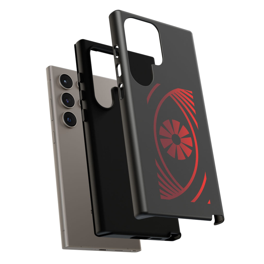 Tough Cases — Red Abstract Eye Graphic Phone Case Printify Phone Case  FUN GUY WORLD