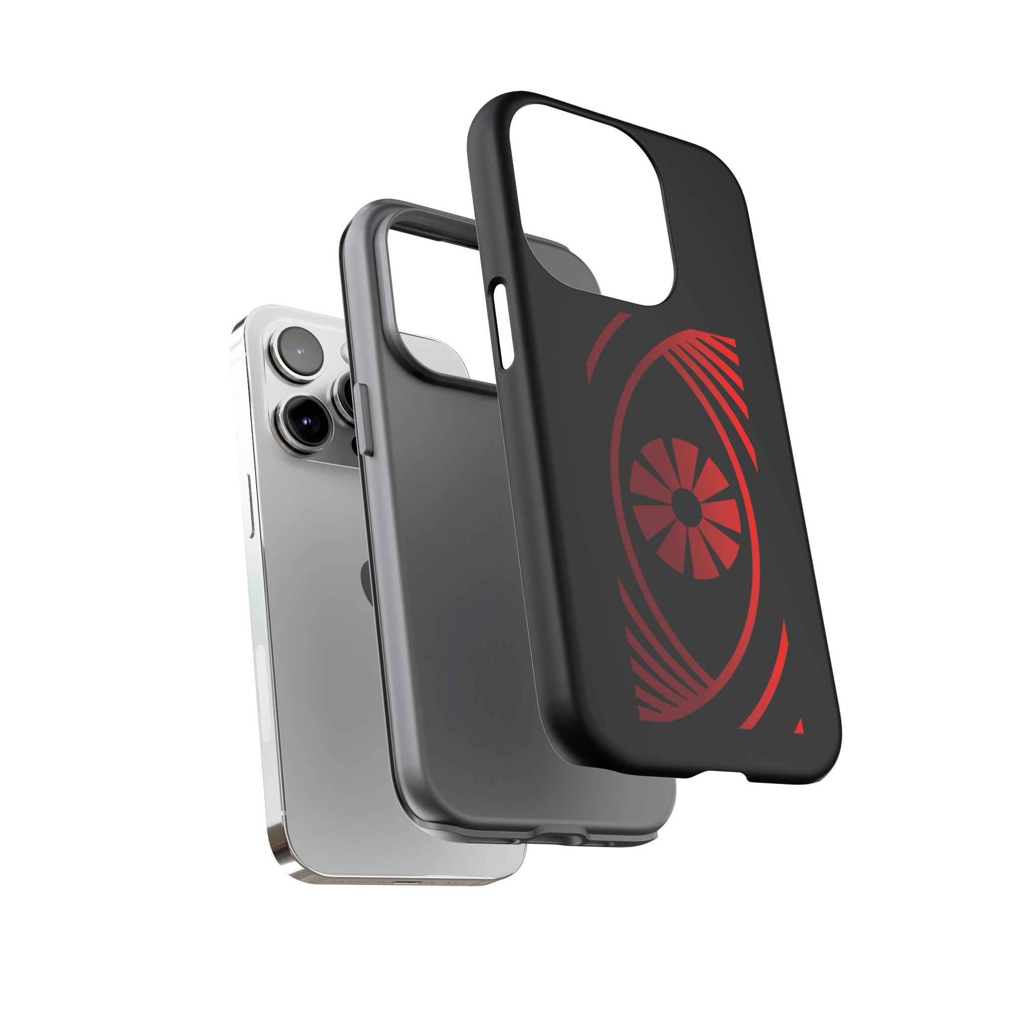 Tough Cases — Red Abstract Eye Graphic Phone Case Printify Phone Case  FUN GUY WORLD