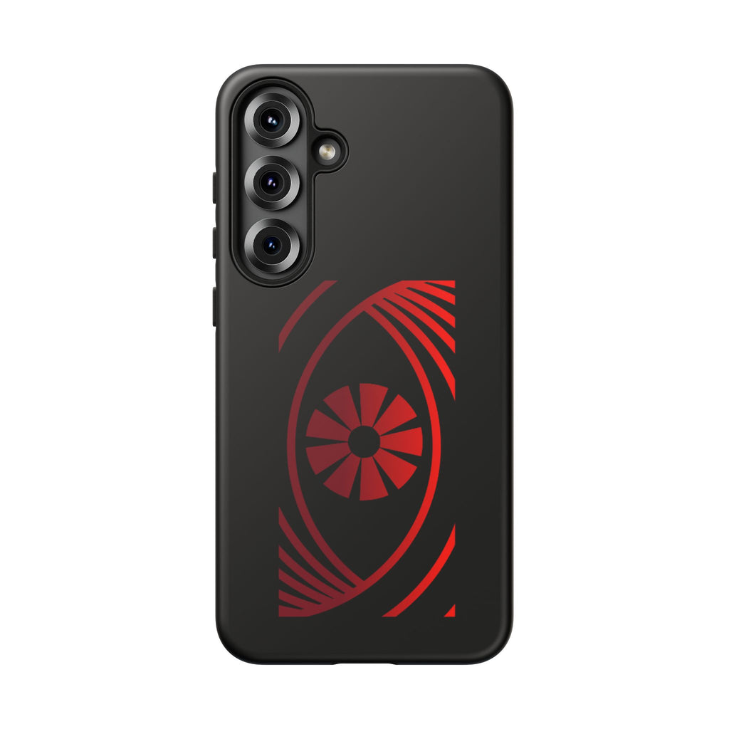 Tough Cases — Red Abstract Eye Graphic Phone Case Printify Phone Case  FUN GUY WORLD
