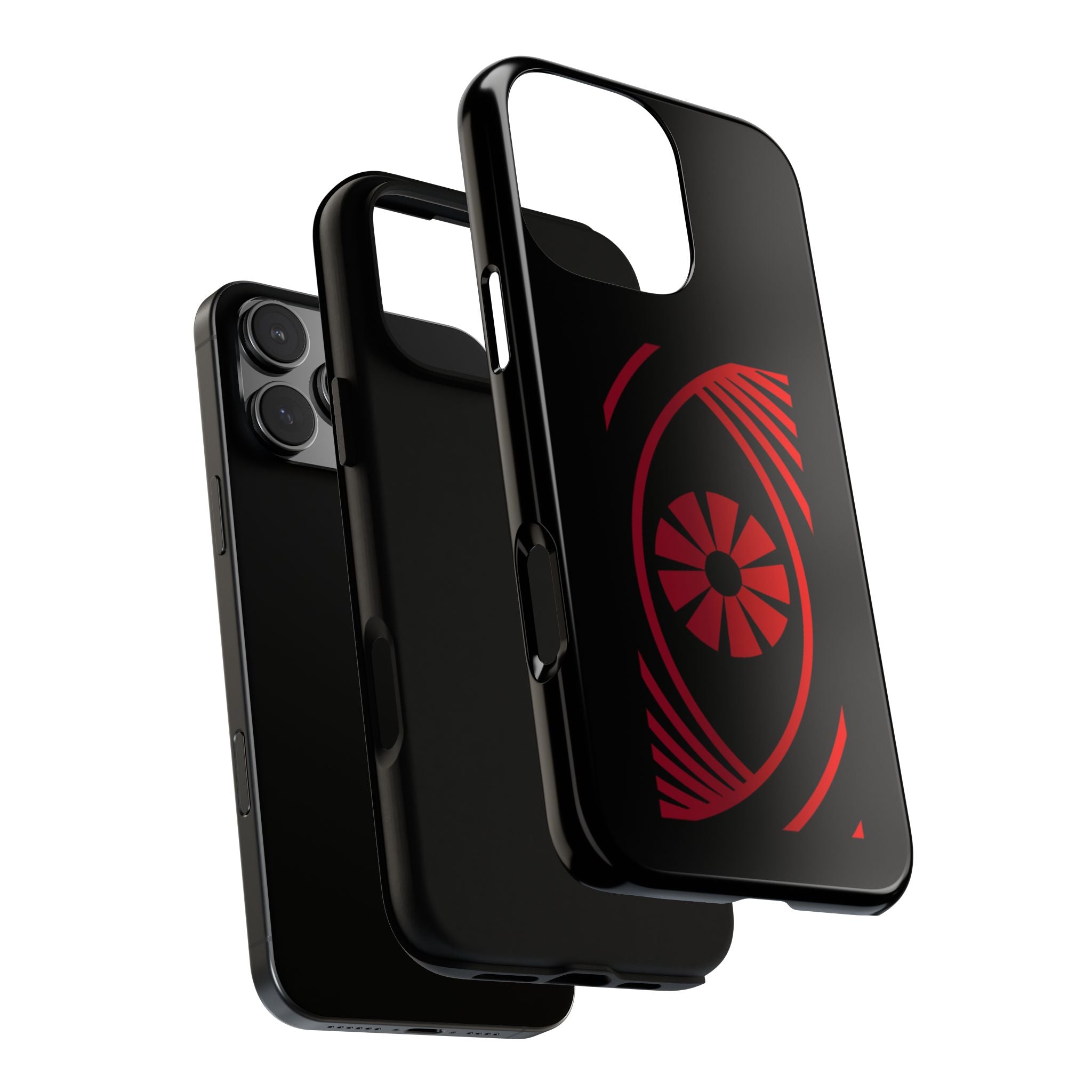 Tough Cases — Red Abstract Eye Graphic Phone Case Printify Phone Case  FUN GUY WORLD