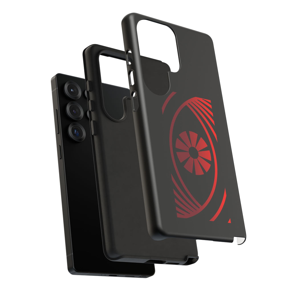 Tough Cases — Red Abstract Eye Graphic Phone Case Printify Phone Case  FUN GUY WORLD