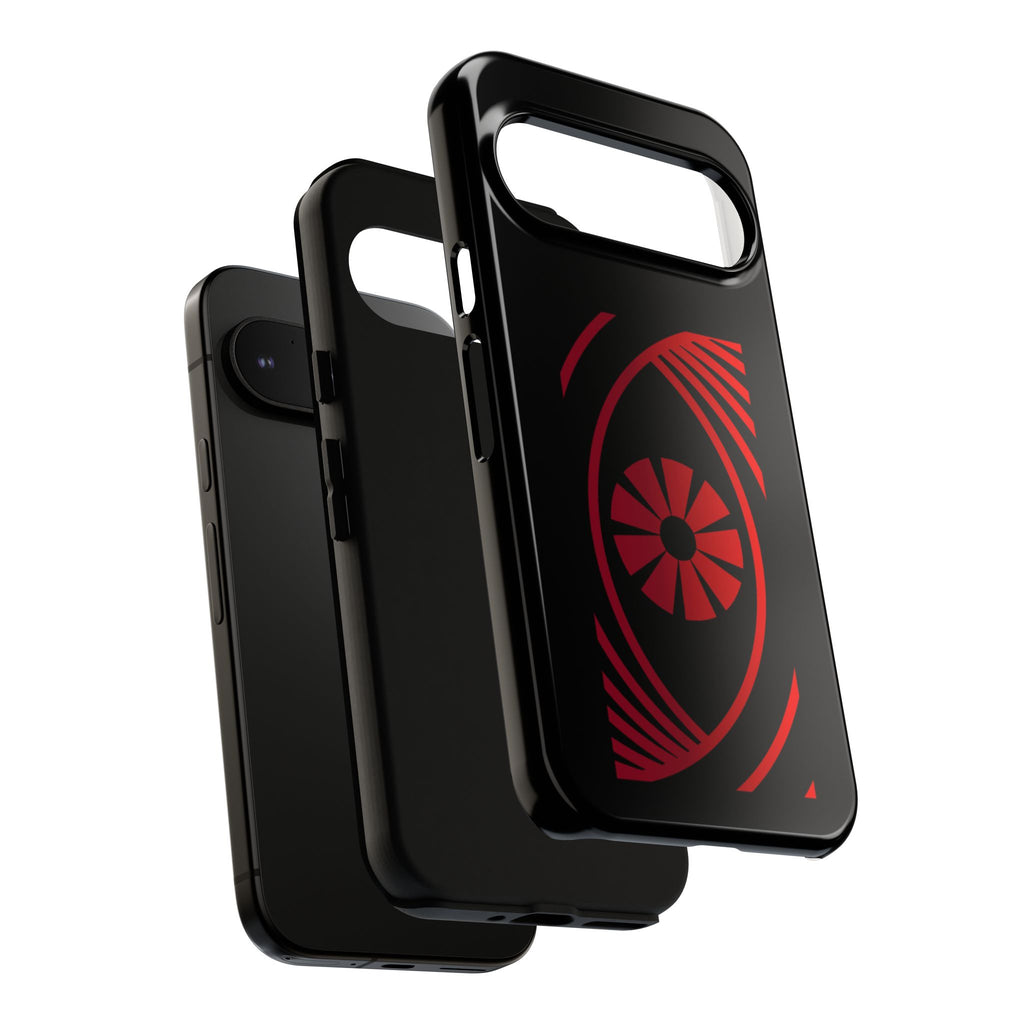 Tough Cases — Red Abstract Eye Graphic Phone Case Printify Phone Case  FUN GUY WORLD