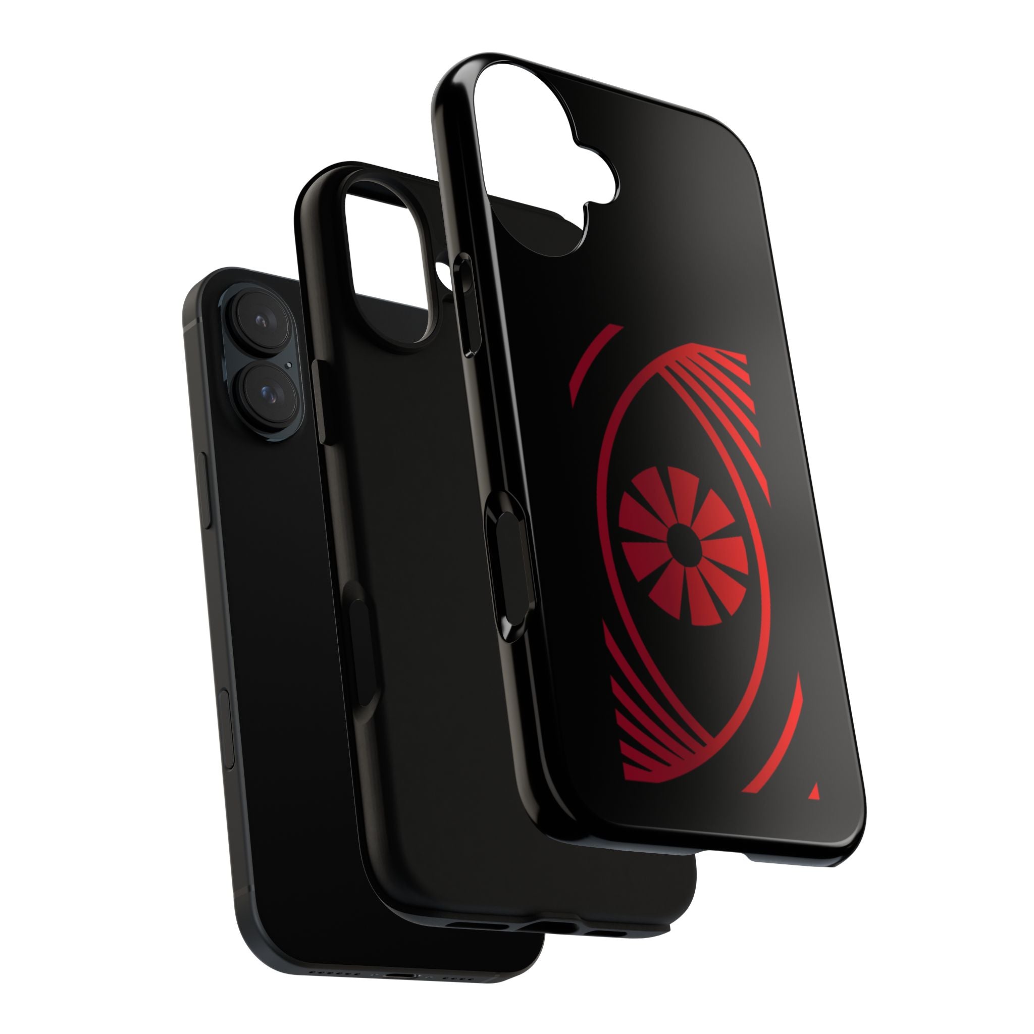 Tough Cases — Red Abstract Eye Graphic Phone Case Printify Phone Case  FUN GUY WORLD