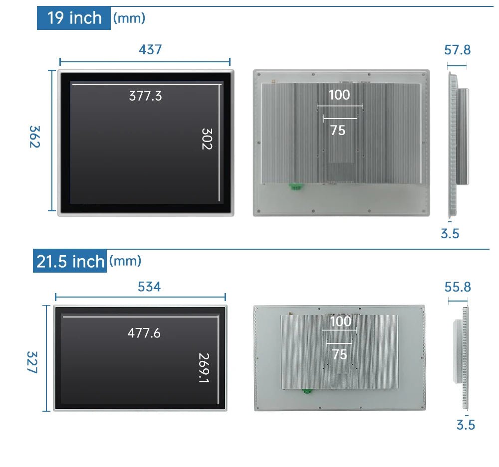 15 - 23.8 Inch Industrial Touch Screen Panel Pc Aluminum Case Embedded Front Ip65 All In One Industrial Panel Pc - FUN GUY WORLD FUN GUYS SHOP FUN GUY WORLD 200000605:200004548;200007763:201336100;272:8093Win 11-i7-16G-512G;5:5703653921.5 Inch  21.5 Inch Win 11 - i7 - 16G - 512G UK|China Mainland 15 - 23.8 Inch Industrial Touch Screen Panel Pc Aluminum Case Embedded Front Ip65 All In One Industrial Panel Pc FUN GUYS SHOP FUN GUY WORLD