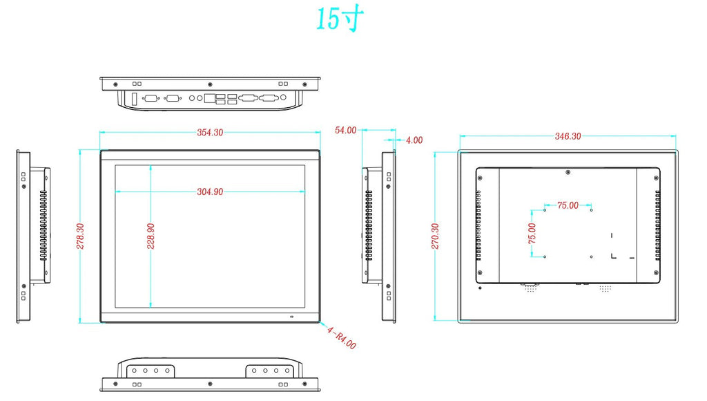 15 Inch LED Industrial Panel PC Imported 5 Wire Resistance Intel J1900 J6412 3th 5th I3 I5 All In One Computer Front Panel IP65 - FUN GUY WORLD FUN GUYS SHOP FUN GUY WORLD 272:80938GB Ram 256GB SSD;5:5507616738CPU I7-1165G7  CPU I7 - 1165G7 8GB Ram 256GB SSD 15 Inch LED Industrial Panel PC Imported 5 Wire Resistance Intel J1900 J6412 3th 5th I3 I5 All In One Computer Front Panel IP65 FUN GUYS SHOP FUN GUY WORLD