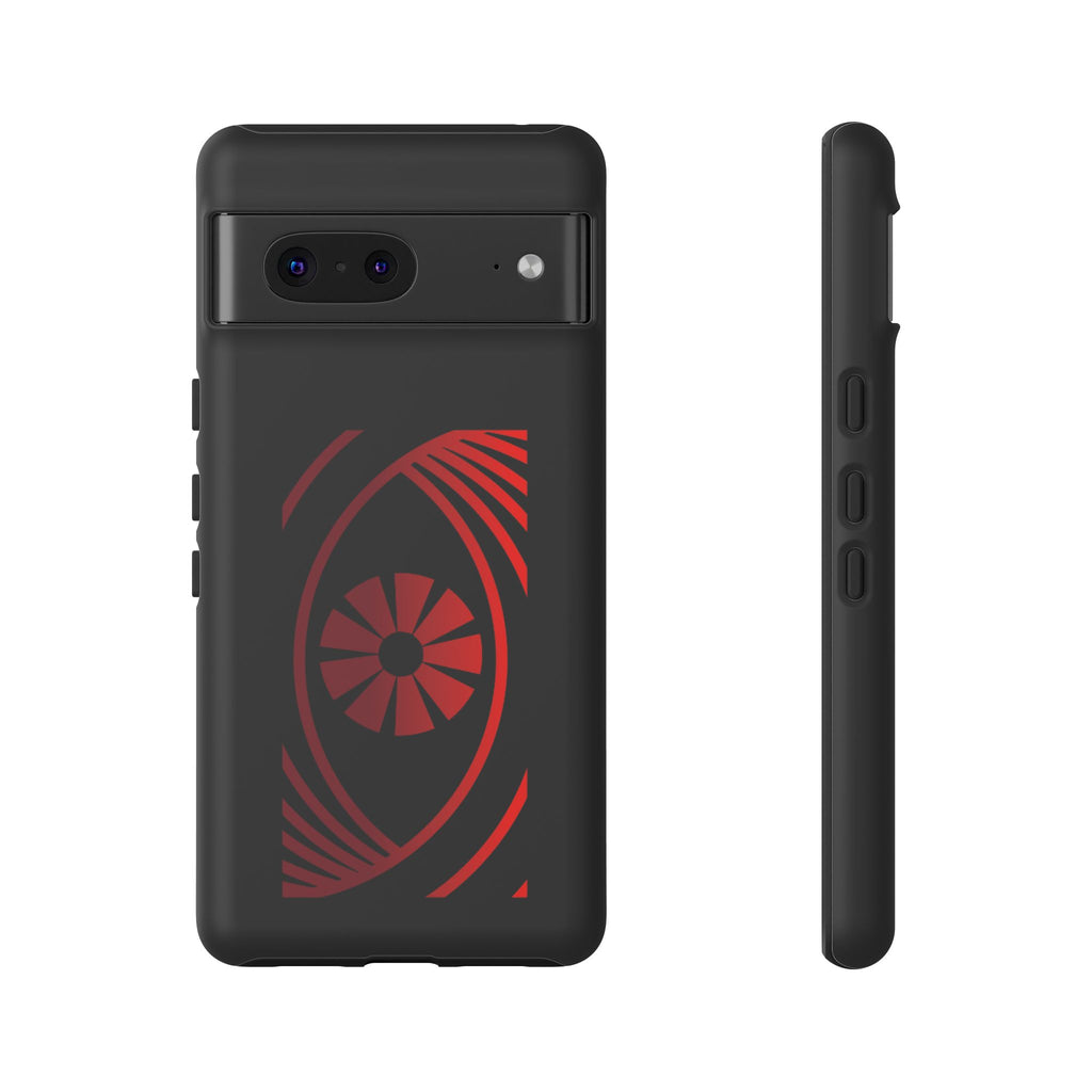 Tough Cases — Red Abstract Eye Graphic Phone Case Printify Phone Case  FUN GUY WORLD