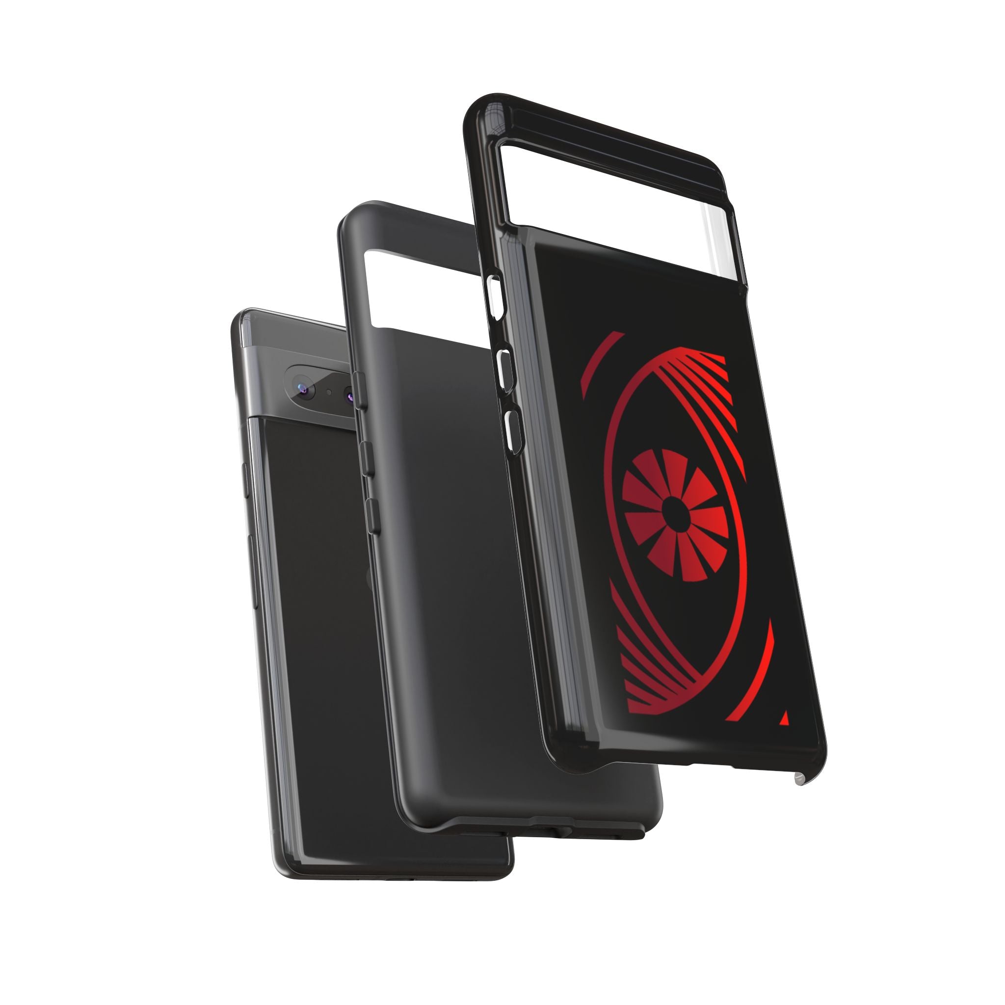Tough Cases — Red Abstract Eye Graphic Phone Case Printify Phone Case  FUN GUY WORLD