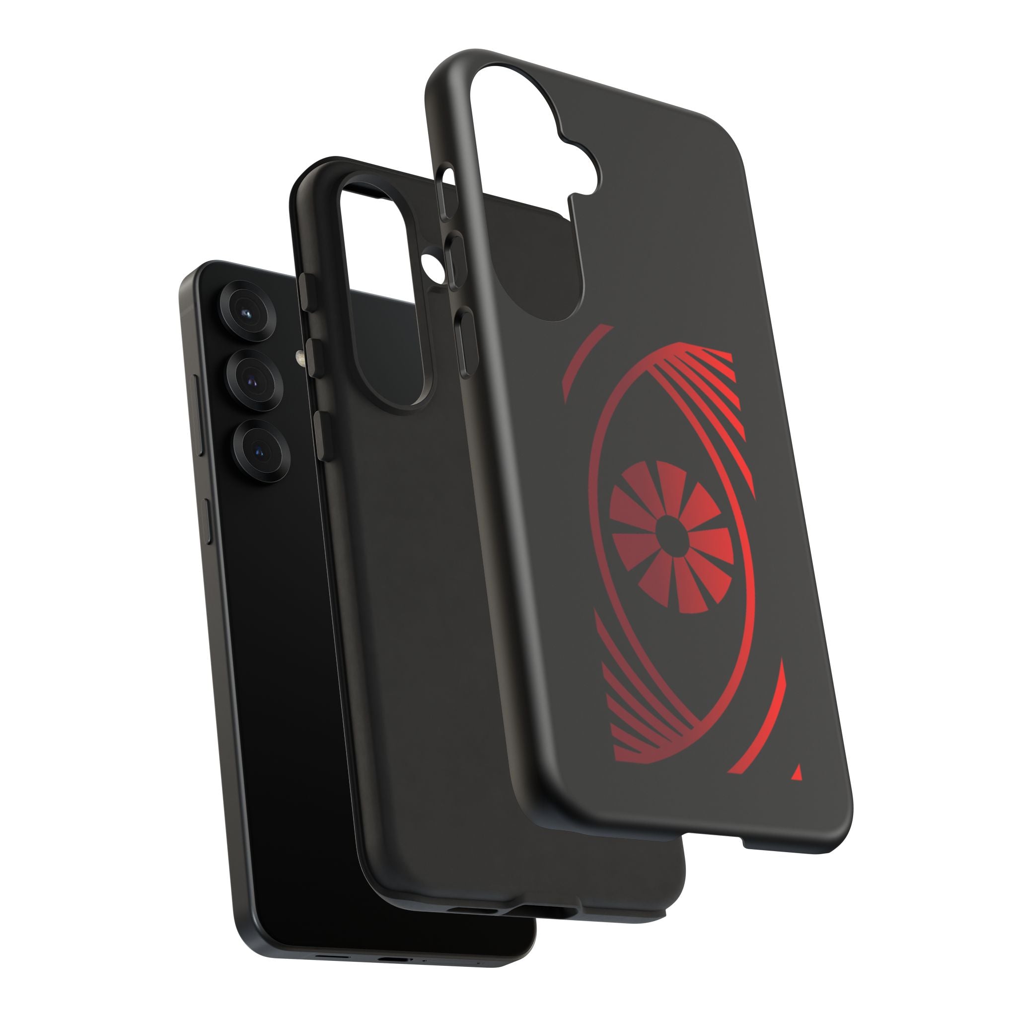 Tough Cases — Red Abstract Eye Graphic Phone Case Printify Phone Case  FUN GUY WORLD