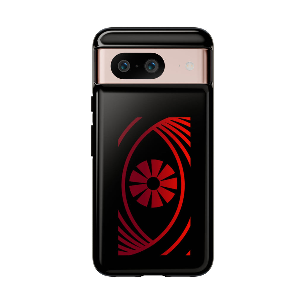 Tough Cases — Red Abstract Eye Graphic Phone Case Printify Phone Case  FUN GUY WORLD