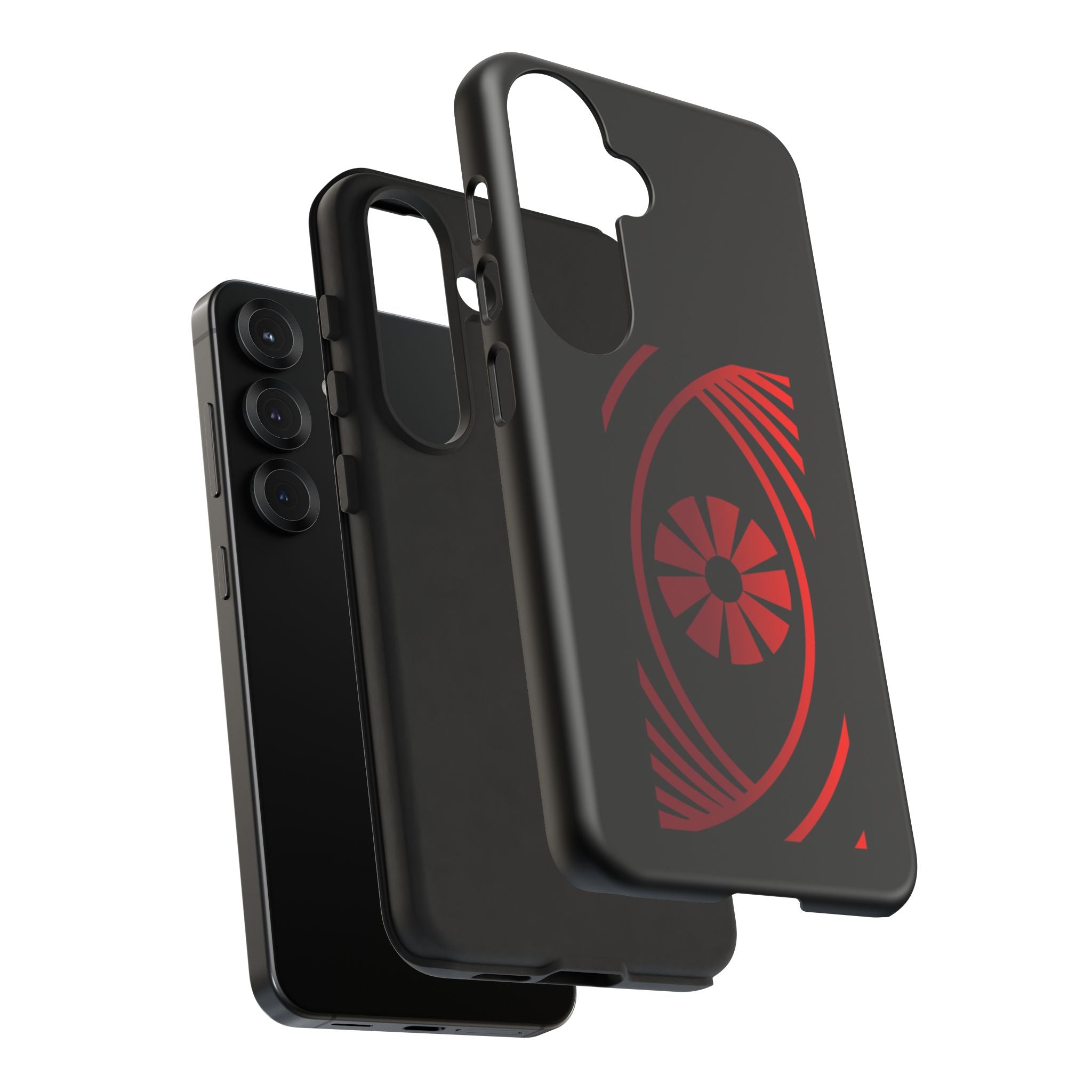Tough Cases — Red Abstract Eye Graphic Phone Case Printify Phone Case  FUN GUY WORLD