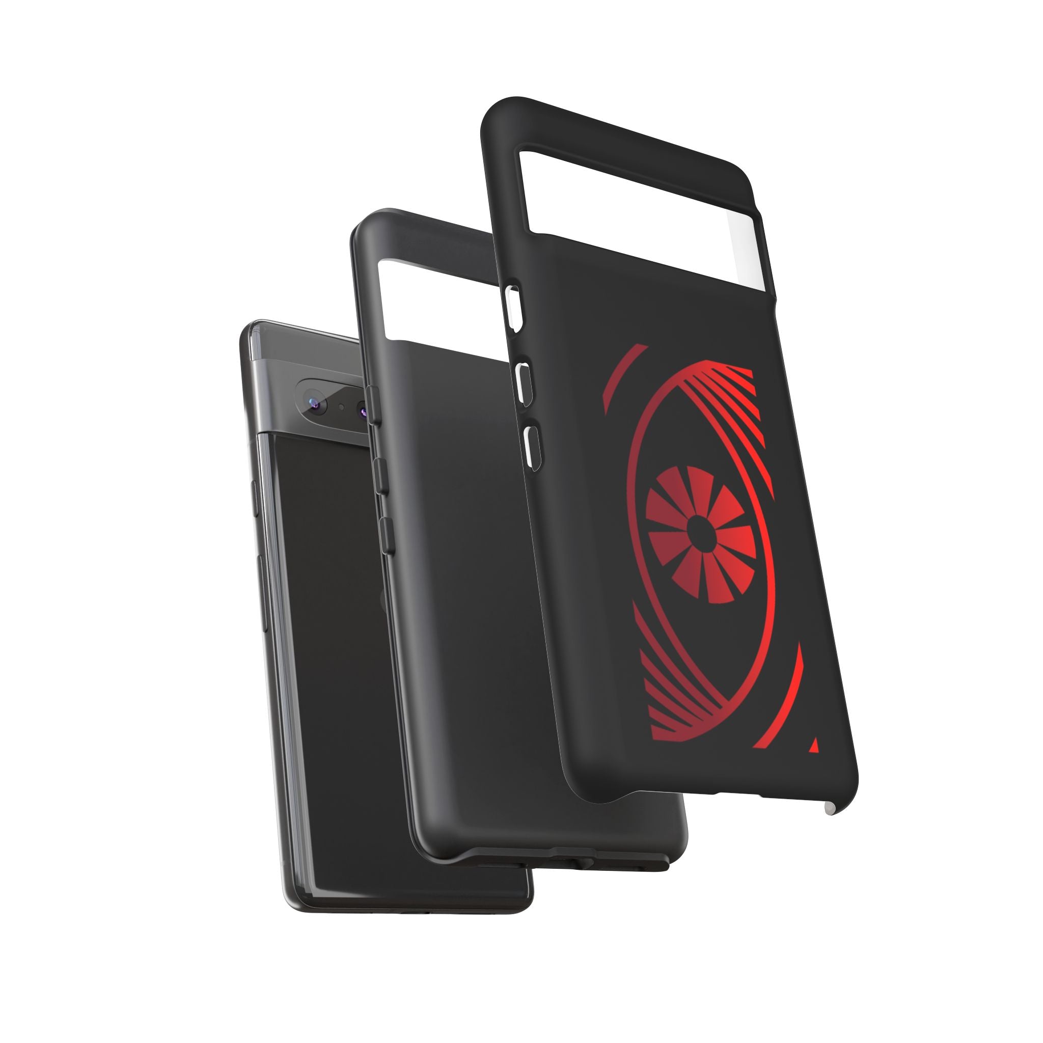 Tough Cases — Red Abstract Eye Graphic Phone Case Printify Phone Case  FUN GUY WORLD