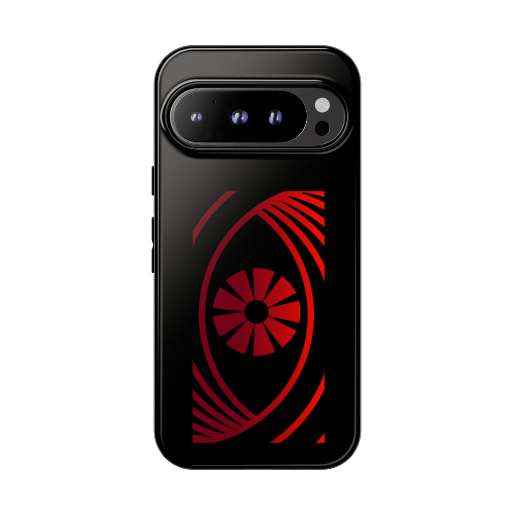 Tough Cases — Red Abstract Eye Graphic Phone Case Printify Phone Case  FUN GUY WORLD