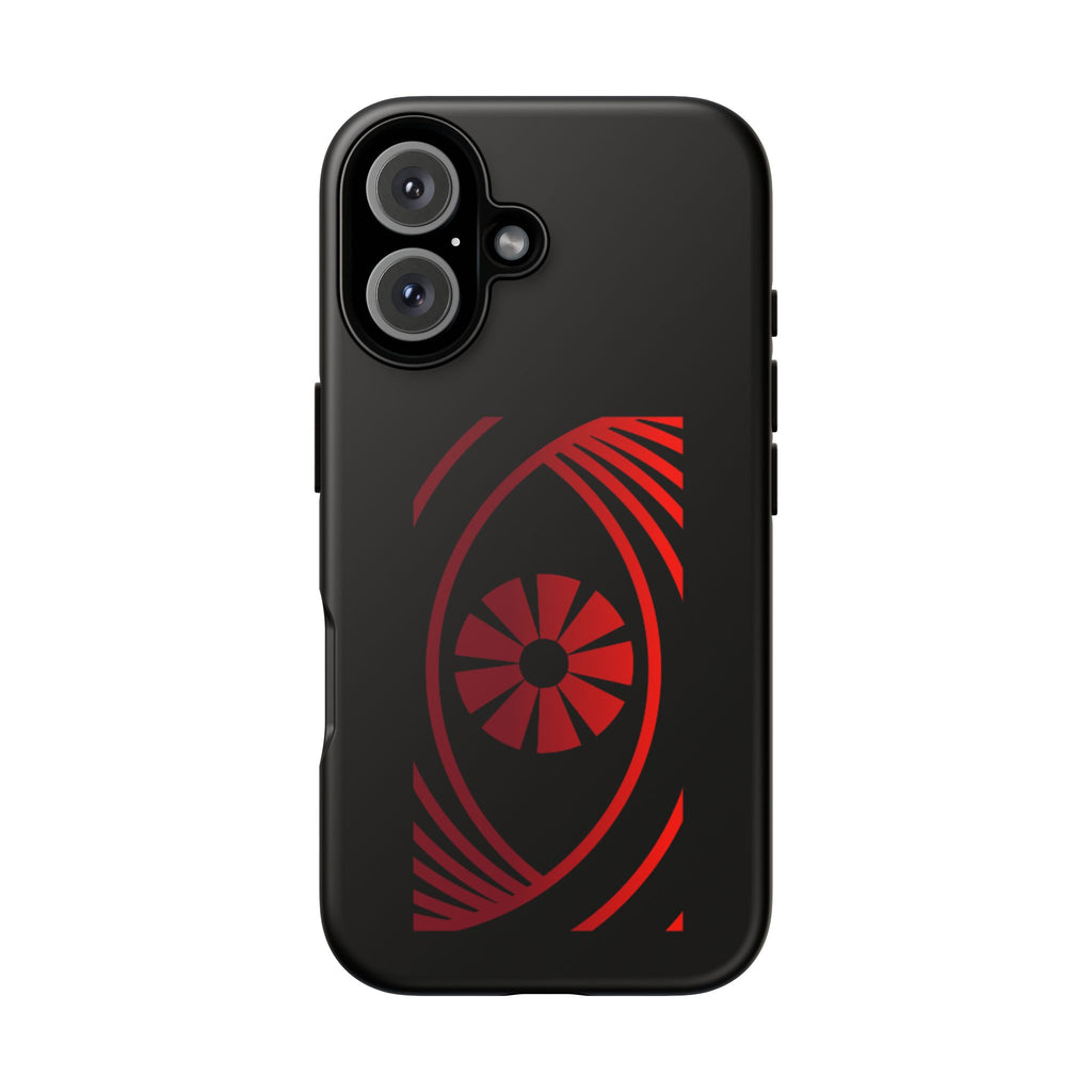 Tough Cases — Red Abstract Eye Graphic Phone Case Printify Phone Case  FUN GUY WORLD