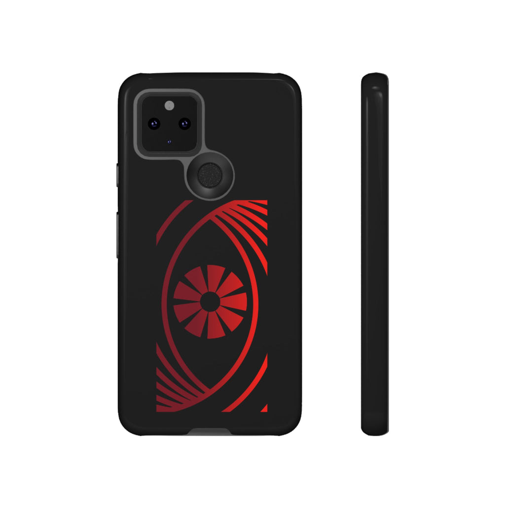 Tough Cases — Red Abstract Eye Graphic Phone Case Printify Phone Case  FUN GUY WORLD