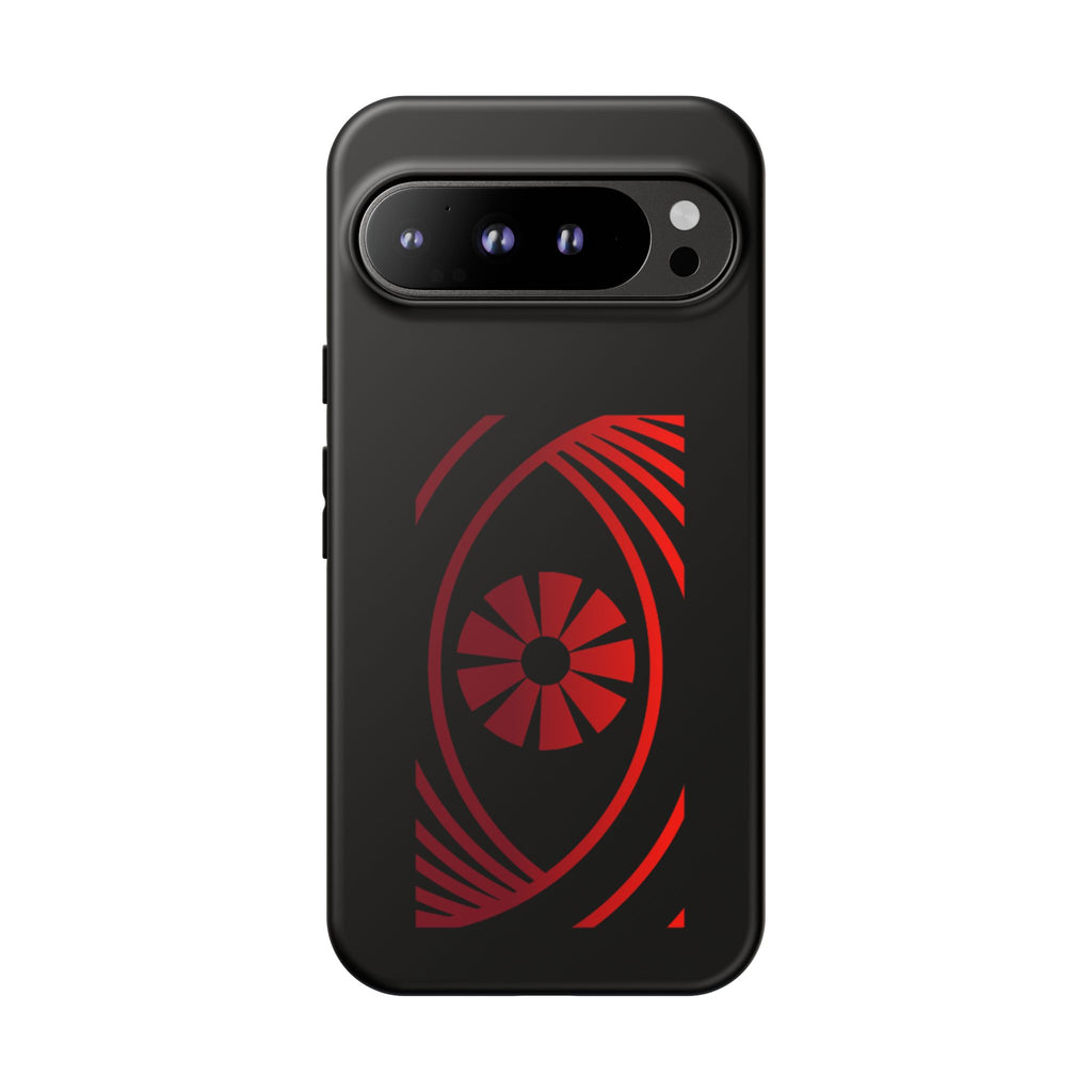 Tough Cases — Red Abstract Eye Graphic Phone Case Printify Phone Case  FUN GUY WORLD