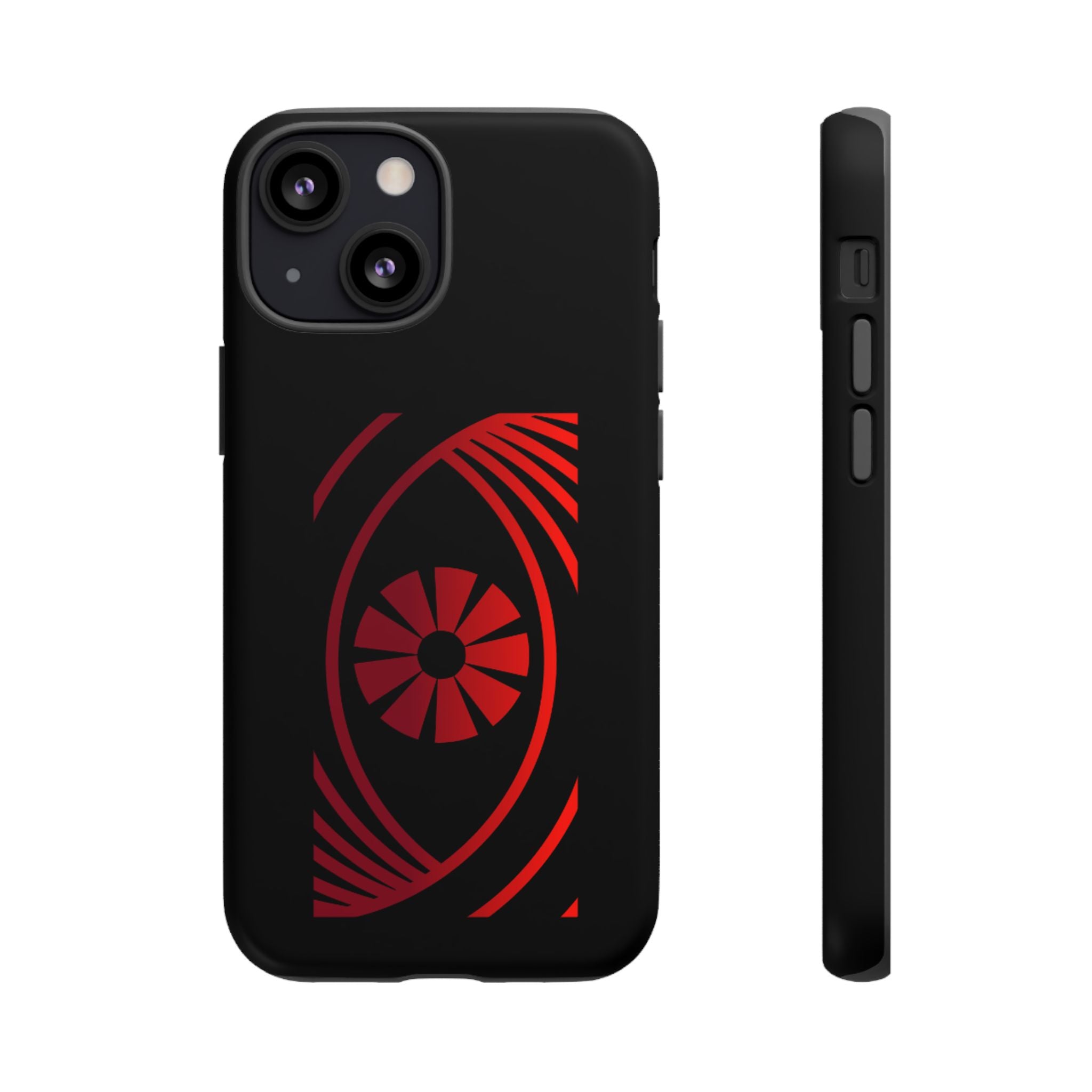 Tough Cases — Red Abstract Eye Graphic Phone Case Printify Phone Case  FUN GUY WORLD