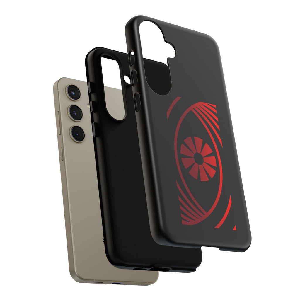 Tough Cases — Red Abstract Eye Graphic Phone Case Printify Phone Case  FUN GUY WORLD