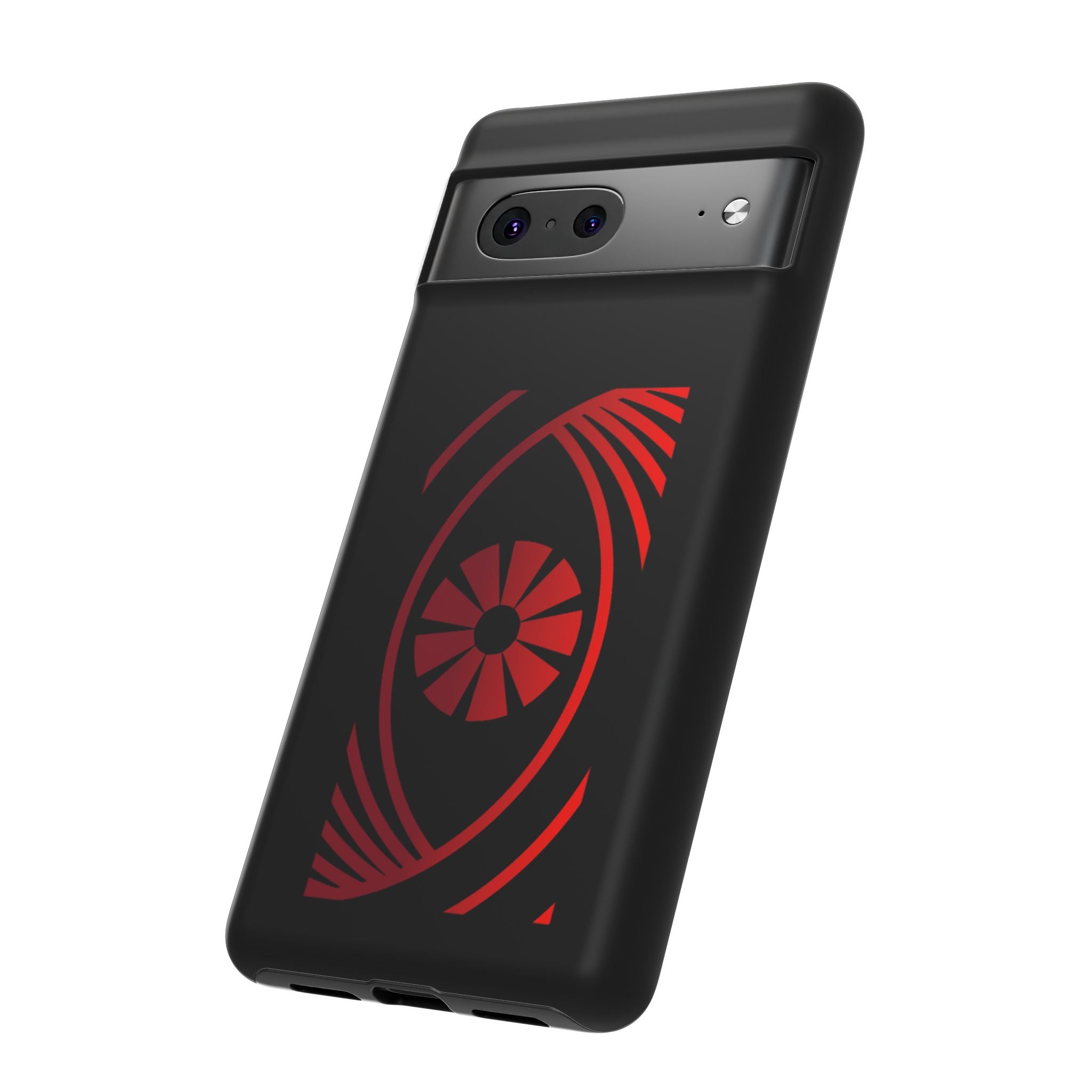 Tough Cases — Red Abstract Eye Graphic Phone Case Printify Phone Case  FUN GUY WORLD