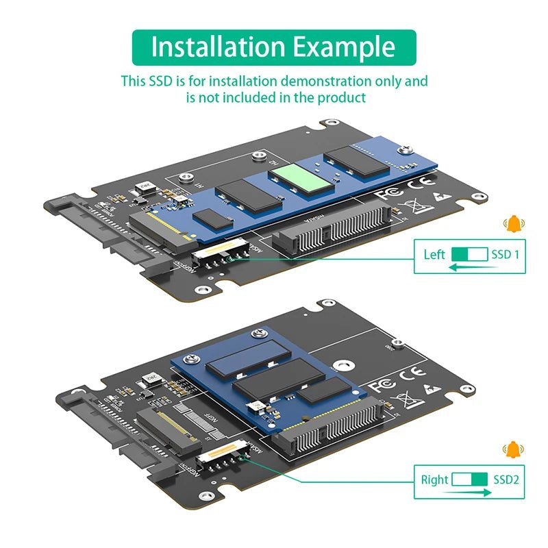 2 in 1 Combine SSD Adapter with Plastic Enclosure External SSD Case Box M.2 NGFF key B & mSATA to 2.5" SATA 3 Converter Adapter - FUN GUY WORLD FUN GUYS SHOP FUN GUY WORLD <none>  2 in 1 Combine SSD Adapter with Plastic Enclosure External SSD Case Box M.2 NGFF key B & mSATA to 2.5" SATA 3 Converter Adapter FUN GUYS SHOP FUN GUY WORLD