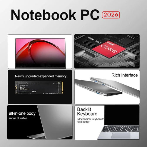 2026 Xiaman 15.6 inch Gaming Laptop Computer Intel Core i9 8950HK Gamer PC 16GB RAM 1TB SSD Windows 11 Office Study Notebook PC - FUN GUY WORLD FUN GUYS SHOP FUN GUY WORLD 200000567:5969Intel Core i9 8950HK;200000605:250416GB RAM 512GB SSD  Intel Core i9 8950HK 16GB RAM 512GB SSD 2026 Xiaman 15.6 inch Gaming Laptop Computer Intel Core i9 8950HK Gamer PC 16GB RAM 1TB SSD Windows 11 Office Study Notebook PC FUN GUYS SHOP FUN GUY WORLD