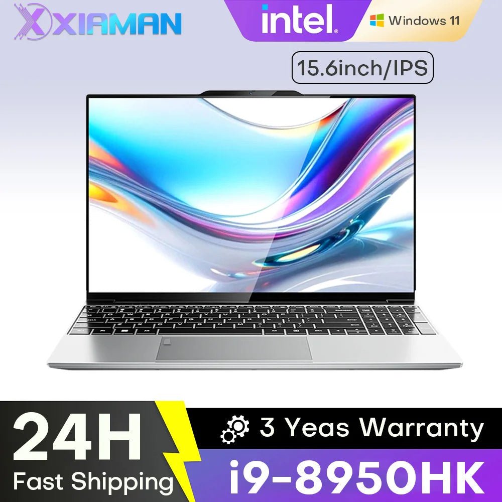 2026 Xiaman 15.6 inch Gaming Laptop Computer Intel Core i9 8950HK Gamer PC 16GB RAM 1TB SSD Windows 11 Office Study Notebook PC - FUN GUY WORLD FUN GUYS SHOP FUN GUY WORLD 200000567:5969Intel Core i9 8950HK;200000605:250416GB RAM 512GB SSD  Intel Core i9 8950HK 16GB RAM 512GB SSD 2026 Xiaman 15.6 inch Gaming Laptop Computer Intel Core i9 8950HK Gamer PC 16GB RAM 1TB SSD Windows 11 Office Study Notebook PC FUN GUYS SHOP FUN GUY WORLD