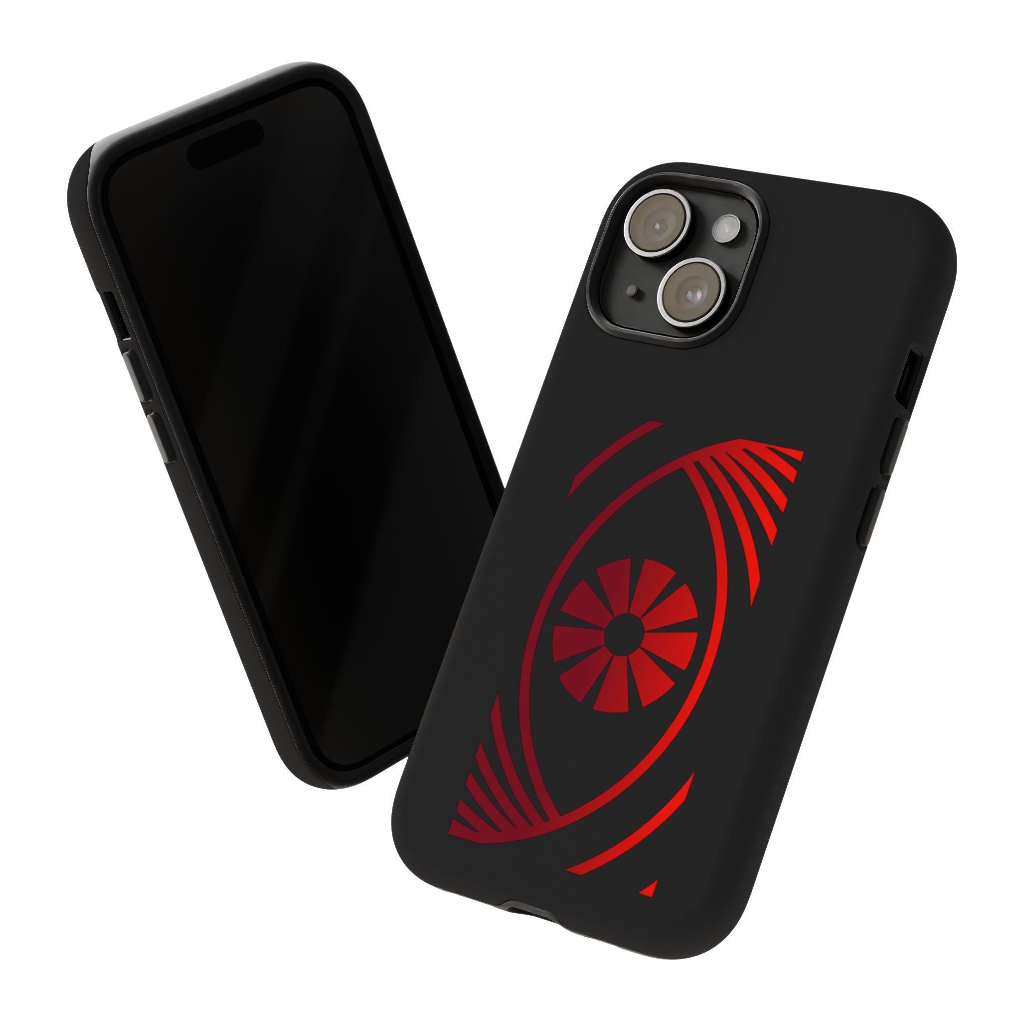 Tough Cases — Red Abstract Eye Graphic Phone Case Printify Phone Case  FUN GUY WORLD