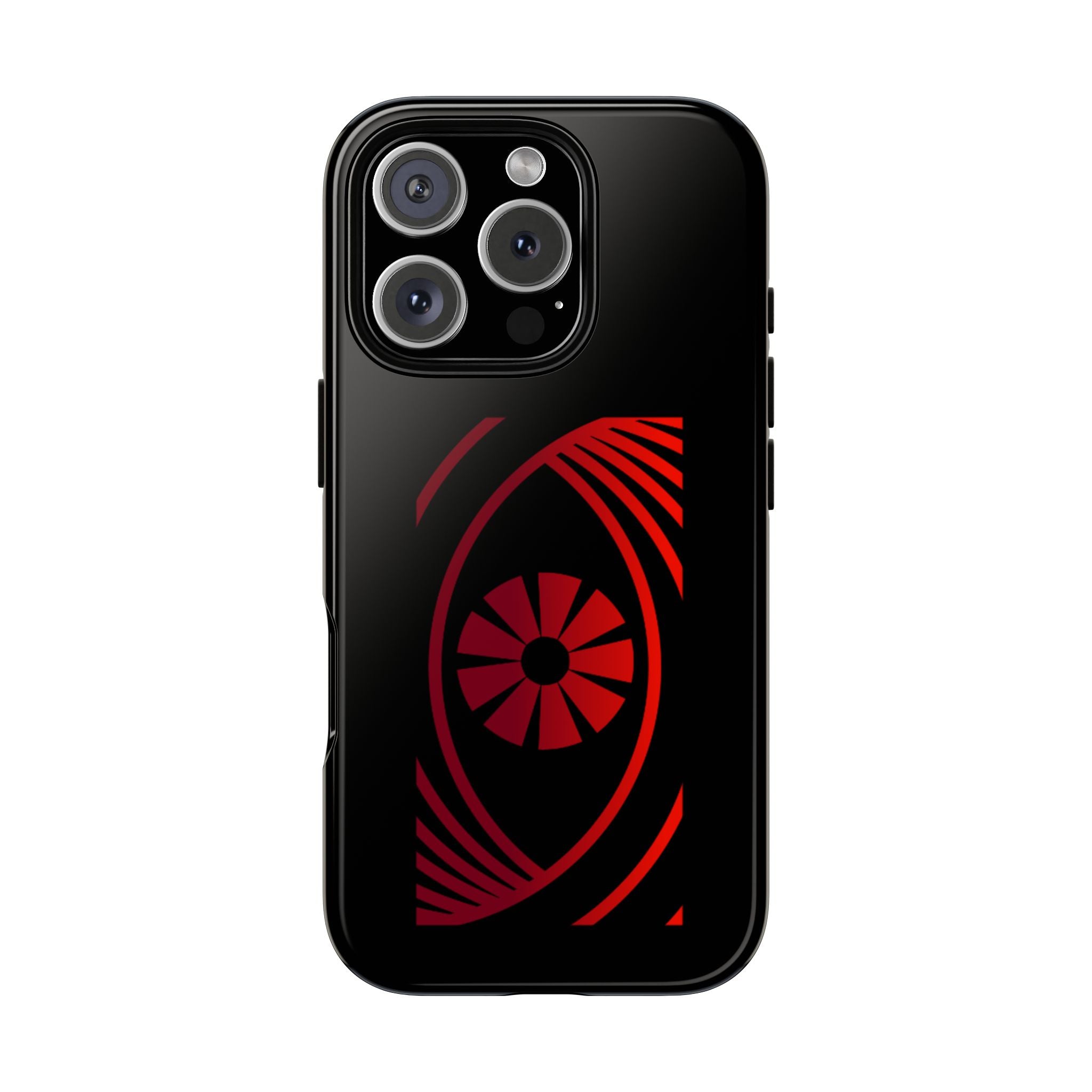 Tough Cases — Red Abstract Eye Graphic Phone Case Printify Phone Case  FUN GUY WORLD