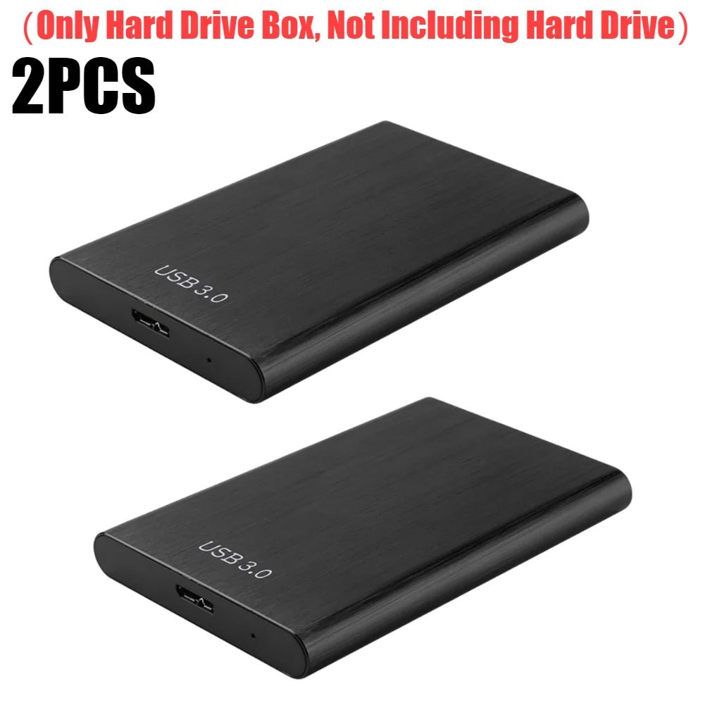 2.5 Inch External Hard Drive Usb 3.0 External Hard Disk Box 1tb Plug And Play （Only Hard Drive Box, Not Including Hard Drive） - FUN GUY WORLD FUN GUYS SHOP FUN GUY WORLD 14:2014411722PCS Black;200007763:201336100  2PCS Black China Mainland 2.5 Inch External Hard Drive Usb 3.0 External Hard Disk Box 1tb Plug And Play （Only Hard Drive Box, Not Including Hard Drive） FUN GUYS SHOP FUN GUY WORLD