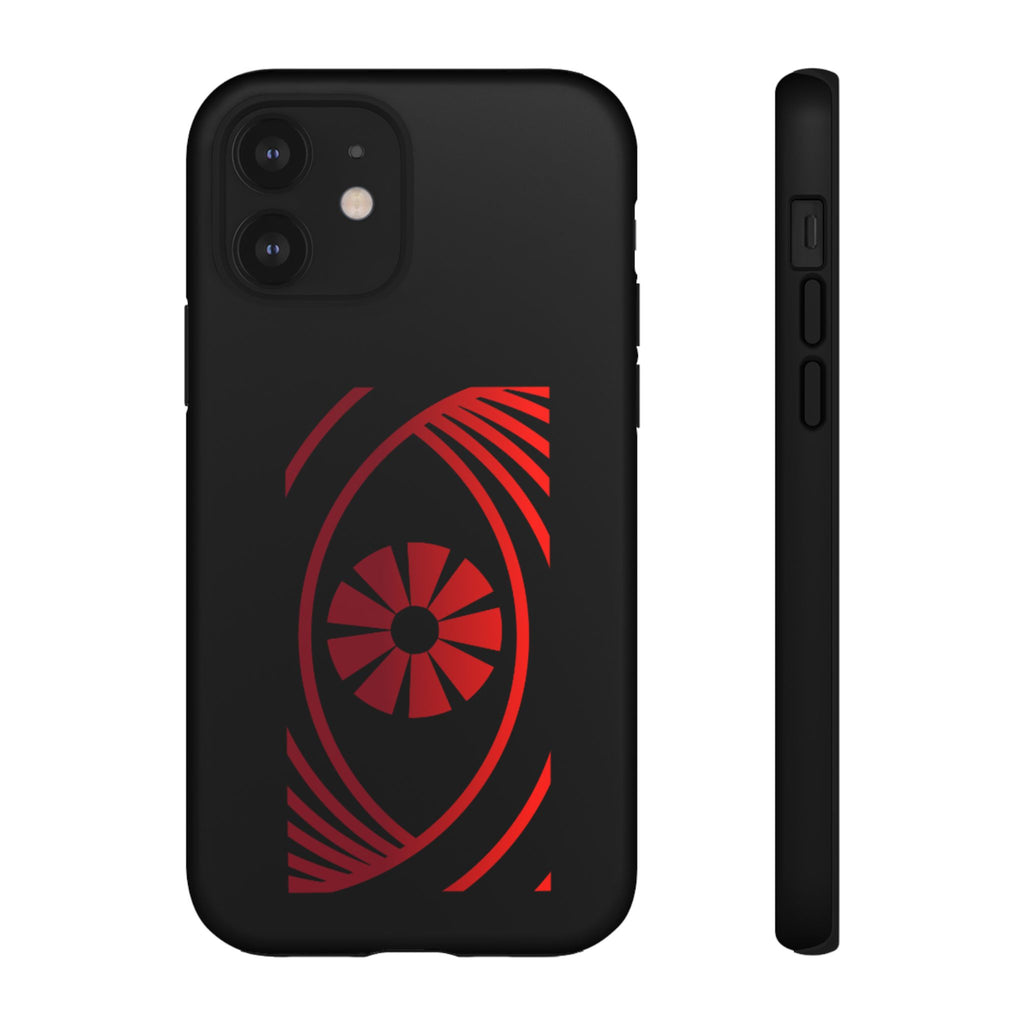 Tough Cases — Red Abstract Eye Graphic Phone Case Printify Phone Case  FUN GUY WORLD