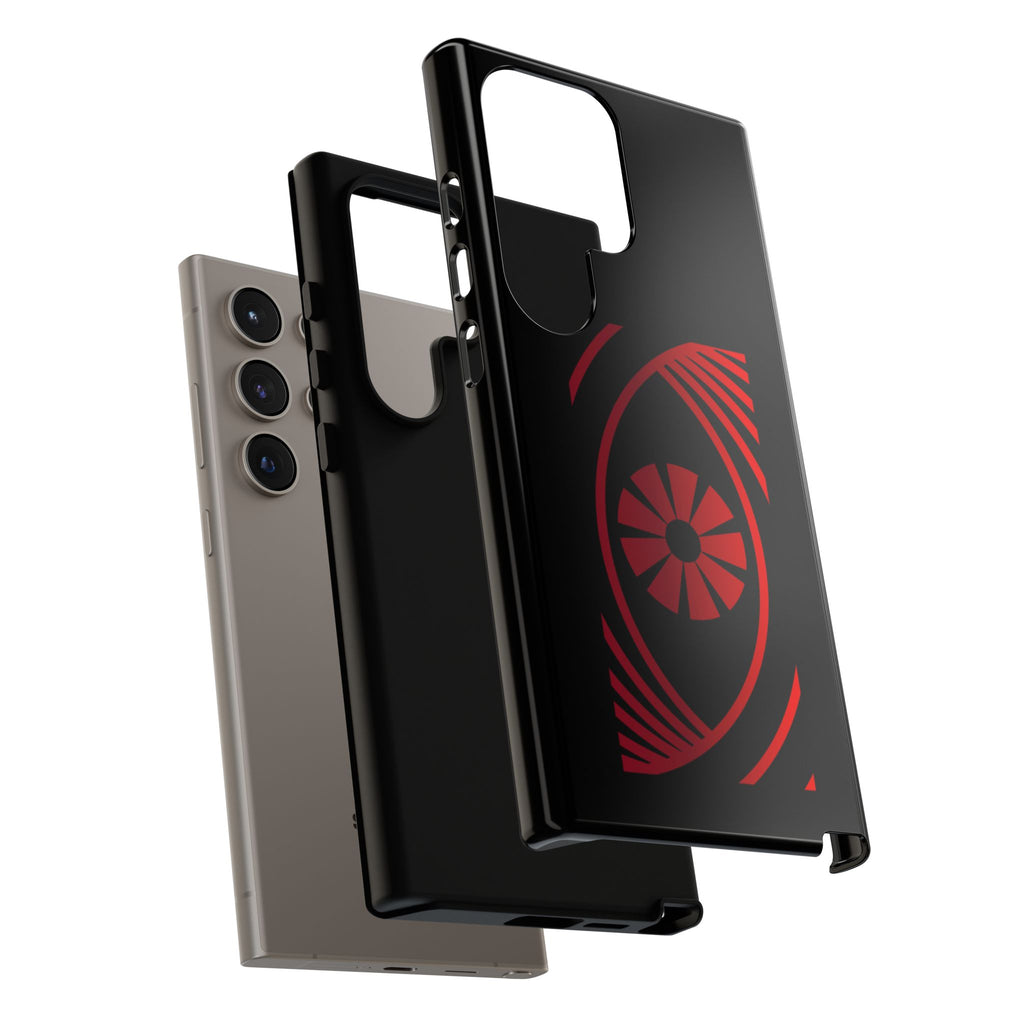 Tough Cases — Red Abstract Eye Graphic Phone Case Printify Phone Case  FUN GUY WORLD