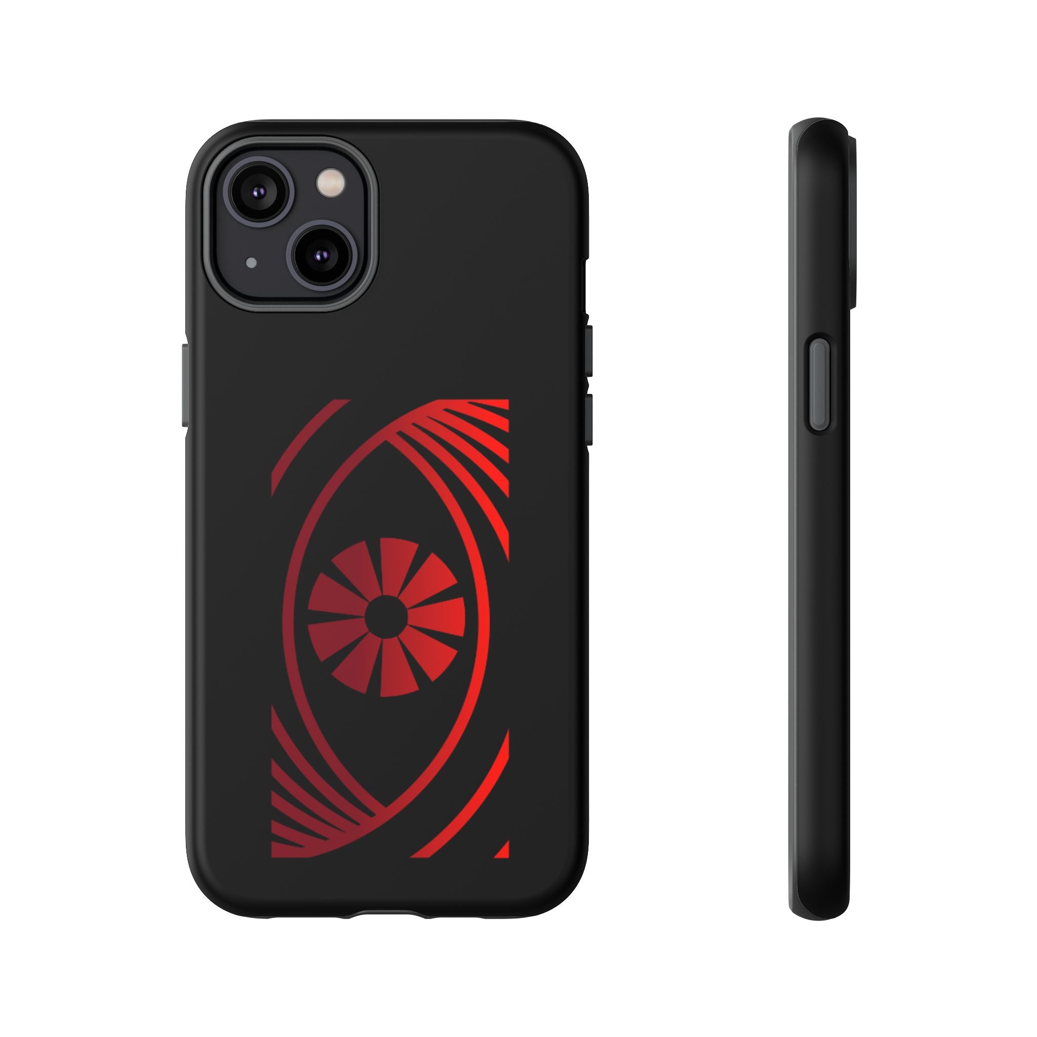 Tough Cases — Red Abstract Eye Graphic Phone Case Printify Phone Case  FUN GUY WORLD