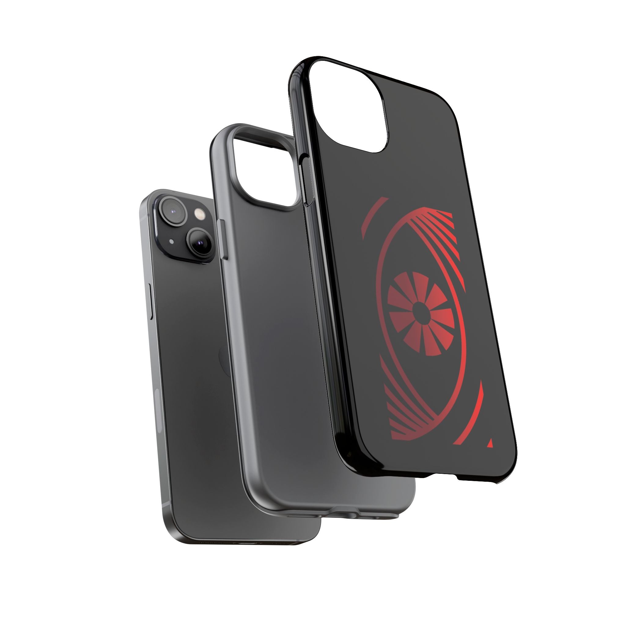 Tough Cases — Red Abstract Eye Graphic Phone Case Printify Phone Case  FUN GUY WORLD