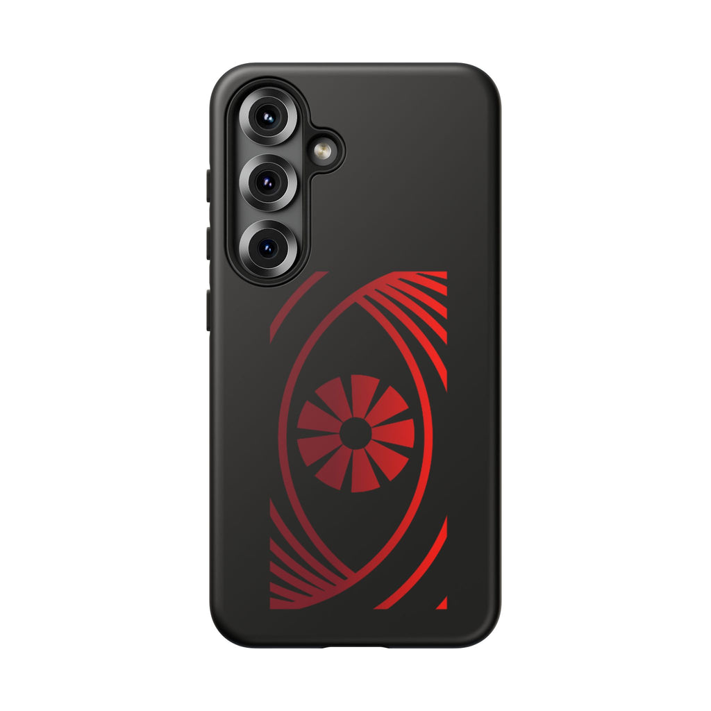 Tough Cases — Red Abstract Eye Graphic Phone Case Printify Phone Case  FUN GUY WORLD