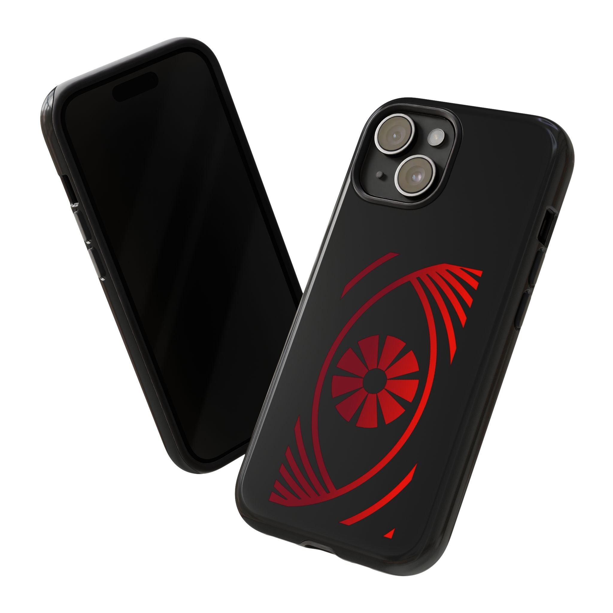 Tough Cases — Red Abstract Eye Graphic Phone Case Printify Phone Case  FUN GUY WORLD