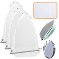 Universal Iron Soleplate Cover Protector - Heat Resistant Silicone Shoe for Electric Irons, Prevents Burns & Scorch Marks on Delicate Fabrics Like Silk, Satin (1 Set Cover Iron Shoe) FUN GUYS SHOP   FUN GUYS SHOP