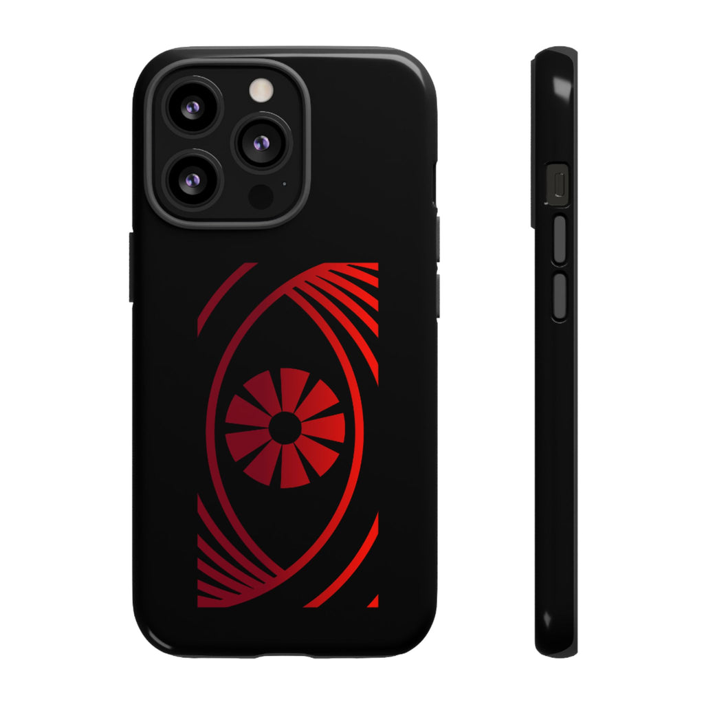 Tough Cases — Red Abstract Eye Graphic Phone Case Printify Phone Case  FUN GUY WORLD