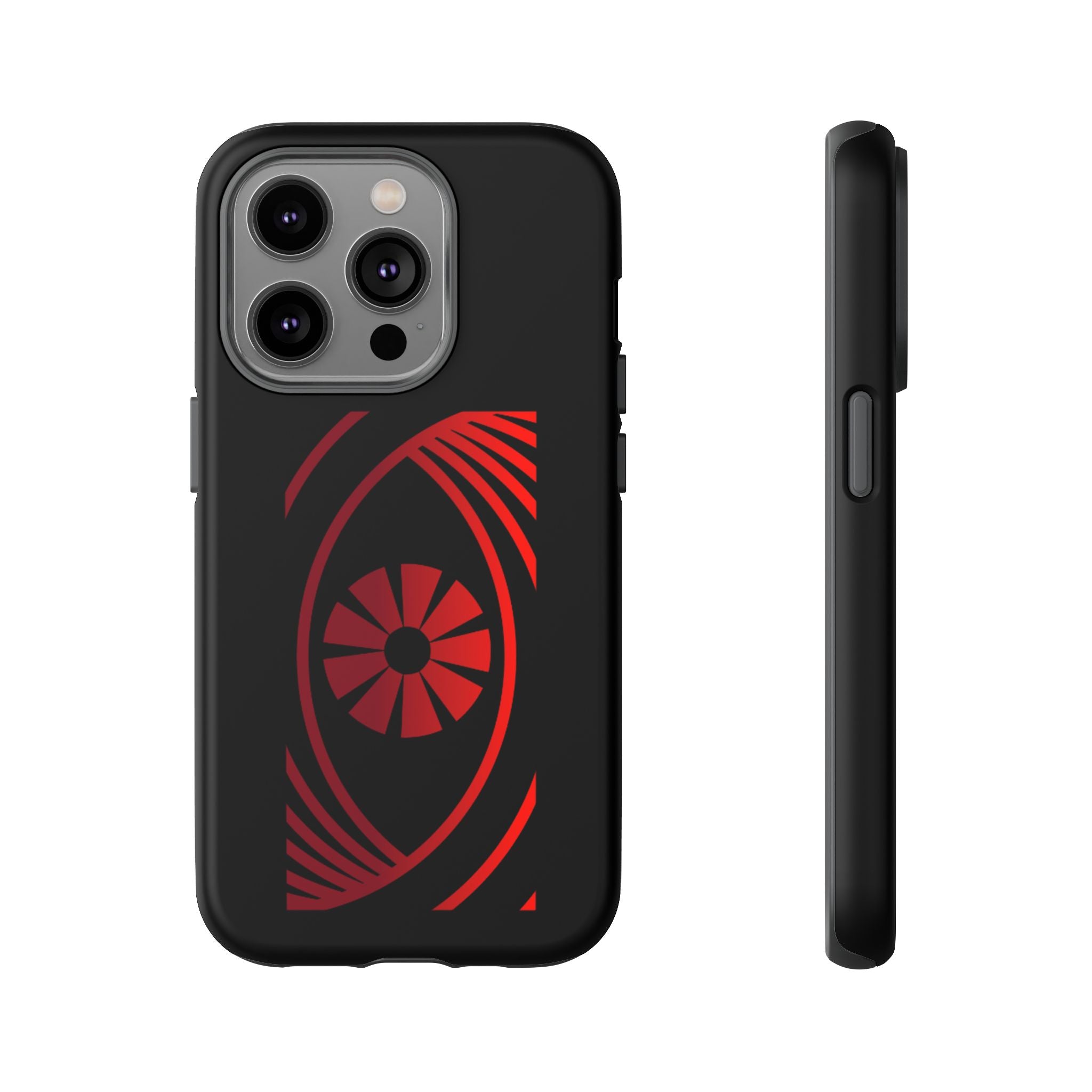 Tough Cases — Red Abstract Eye Graphic Phone Case Printify Phone Case  FUN GUY WORLD