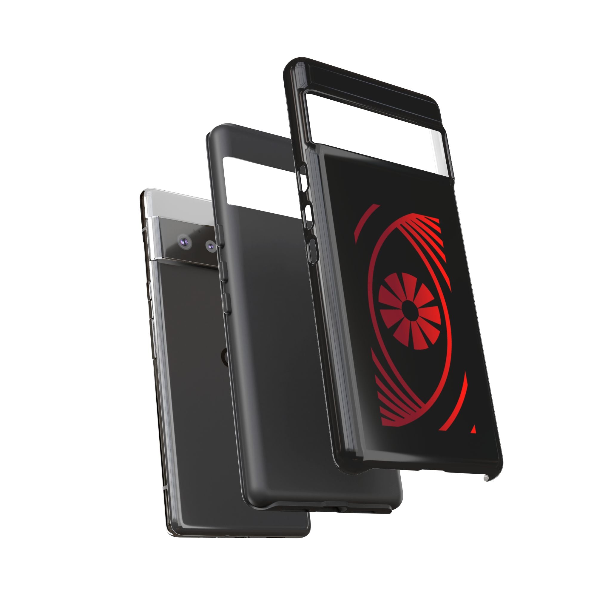 Tough Cases — Red Abstract Eye Graphic Phone Case Printify Phone Case  FUN GUY WORLD