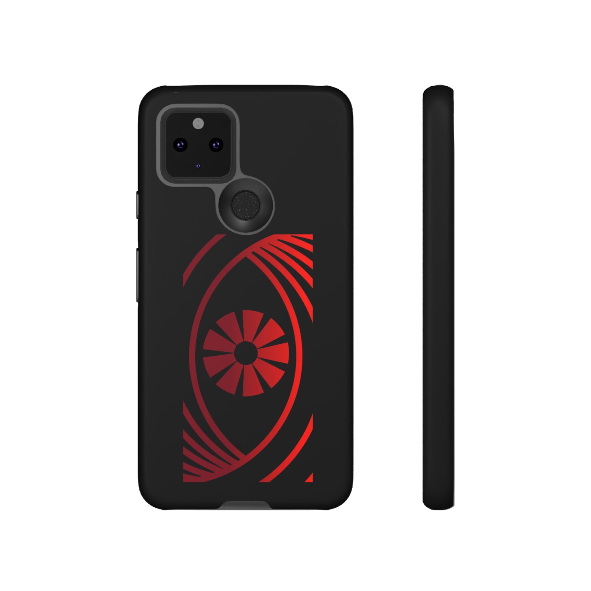 Tough Cases — Red Abstract Eye Graphic Phone Case Printify Phone Case  FUN GUY WORLD