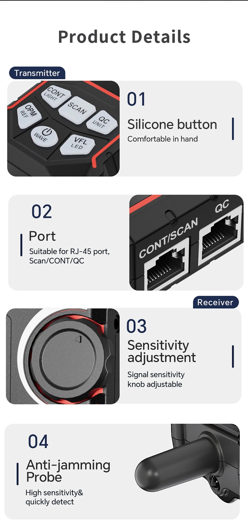 NOYAFA NF-918S Cable Tracker LCD Display Optical Fiber Tester Optical Power Meter Portable Visual Fault Locator Network Tools FUN GUYS SHOP   FUN GUYS SHOP