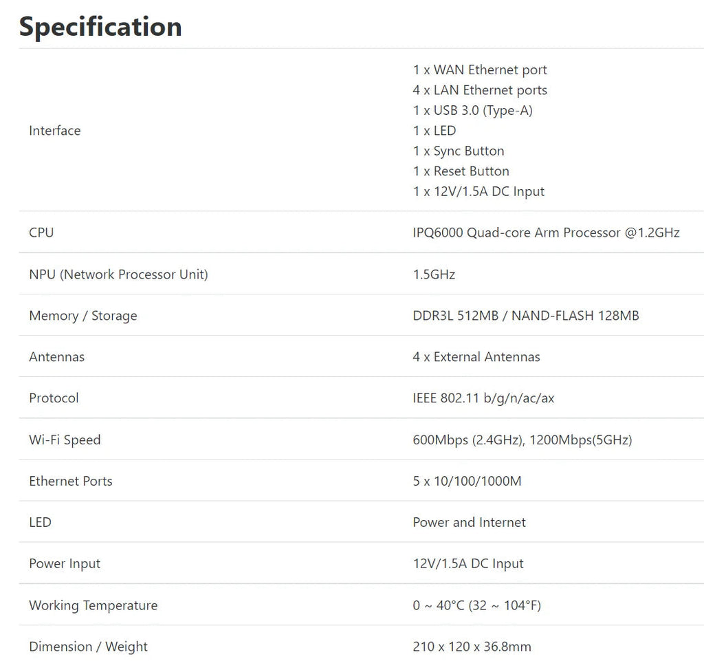 GL.iNet GL-AX1800(Flint) WiFi 6 Router -Dual Band Gigabit Wireless ,5 x 1G Ethernet Ports ,Amazing OpenVpn&WireGuard Speed FUN GUYS SHOP   FUN GUYS SHOP