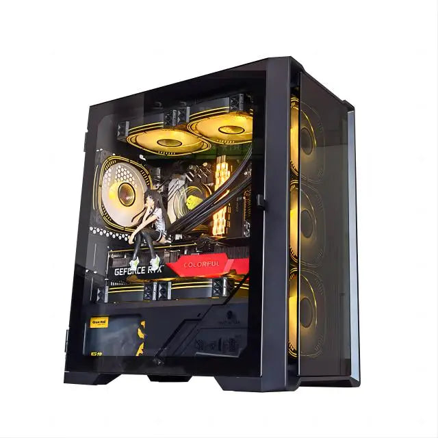 Aotesier Core i7 CPU Affordable Computer full set 8G/16G RAM 256GB SSD home office gaming pc desktop computer gamers  PC GAME FUN GUYS SHOP   FUN GUY WORLD