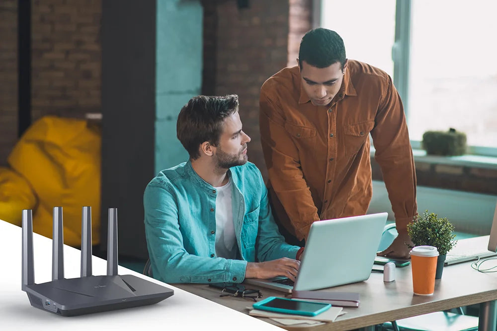 GL.iNet GL-AX1800(Flint) WiFi 6 Router -Dual Band Gigabit Wireless ,5 x 1G Ethernet Ports ,Amazing OpenVpn&WireGuard Speed FUN GUYS SHOP   FUN GUYS SHOP