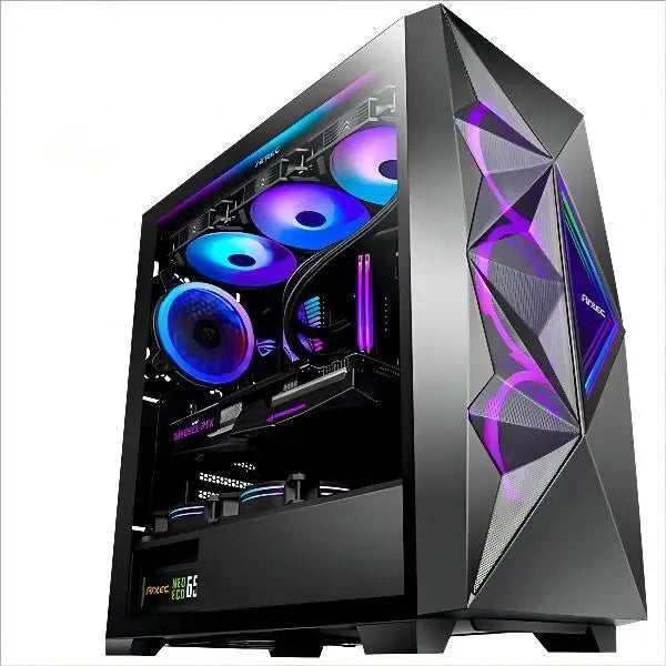 Aotesier Hot selling gamer desktop computer build in Win10 16GB Ram SSD 256G GTX 1050Ti Core E5-2650 processor new gaming pc FUN GUYS SHOP Computer  FUN GUYS SHOP