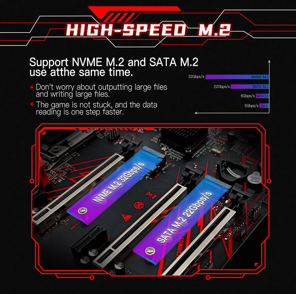 MACHINSIT X99 MR9D Motherboard LGA 2011-3 Supports Xeon Intel  2667 2699 V3V4Full Range CPU processor DDR4 Memory ATX NVME M.2 FUN GUYS SHOP   FUN GUY WORLD