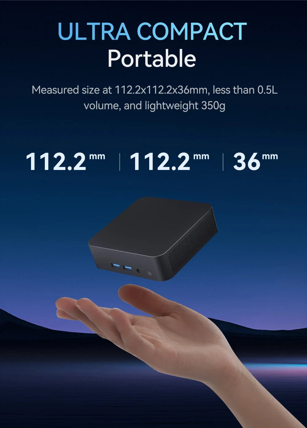 2026 Portable Mini PC Core i9 8950HK Windows 11 Pro Desktop PC Gamer 16GB RAM 1TB SSD WIFI 6 BT5.2 Office Study Desktop Computer FUN GUYS SHOP   FUN GUYS SHOP