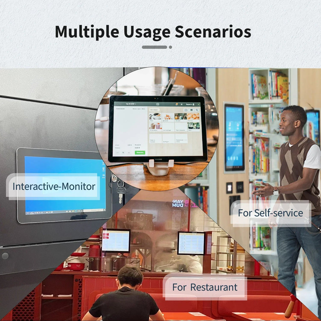 8 To 43 inch Wall mounted PCAP Multi Touch Screen Display Touchscreen Monitor Android 14 Tablet Win 10 Industiral All In One Pc FUN GUYS SHOP   FUN GUY WORLD