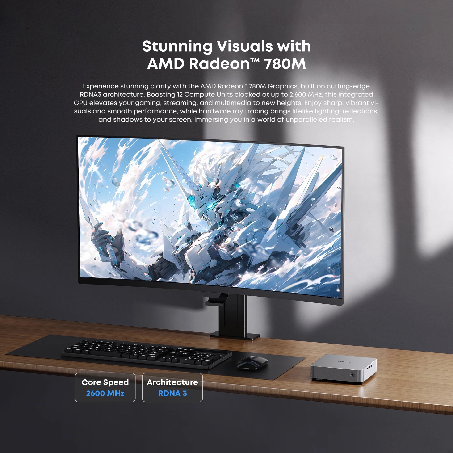 CHUWI AuBox Mini PC AMD Ryzen7 8745HS 16GB DDR5 512GB SSD WiFi 6 BT 5.1 2.5G LAN Support Quad DisplaysUp to 4K Windows 11 Pro FUN GUYS SHOP   FUN GUYS SHOP