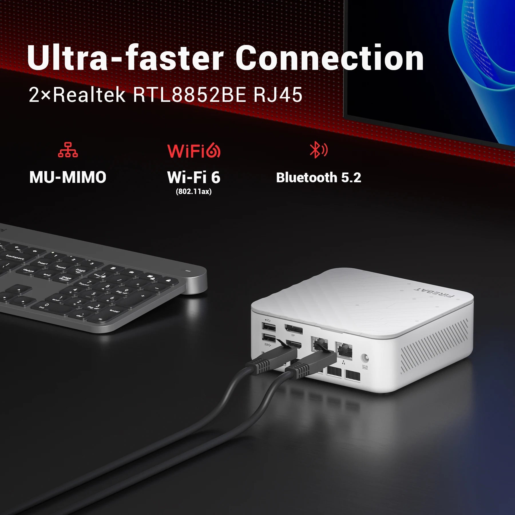 Firebat A5P AM02 Mini PC Computer Ryzen7 8745HS 8C/16T 4.9GHz, Radeon 780M, 16GB DDR5 5600MHz, 512GB SSD, WiFi6, BT5.2 Gaming FUN GUYS SHOP   FUN GUYS SHOP